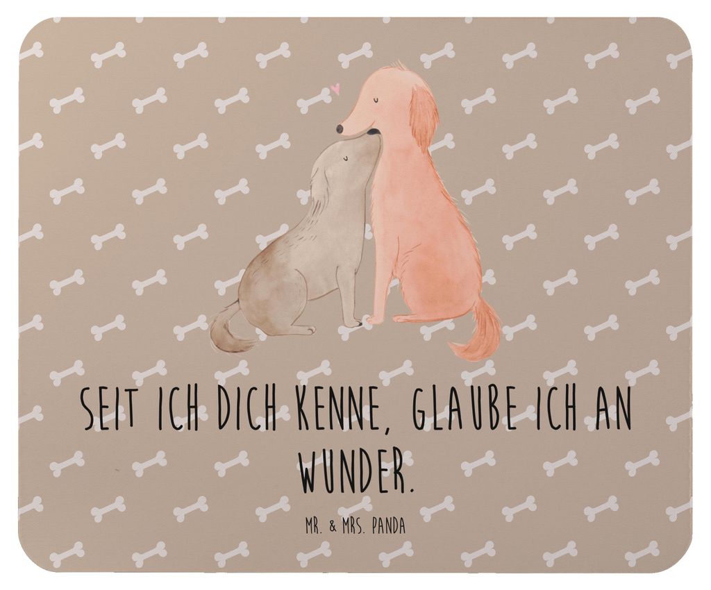 Mr. & Mrs. Panda Mouse Pad Hunde Liebe - Hundeglück - Geschenk, Mousepad, Sprüche, Hund, Herz, Vertrauen, laptop, Optimitisch, Wunder, Mauspad, m...