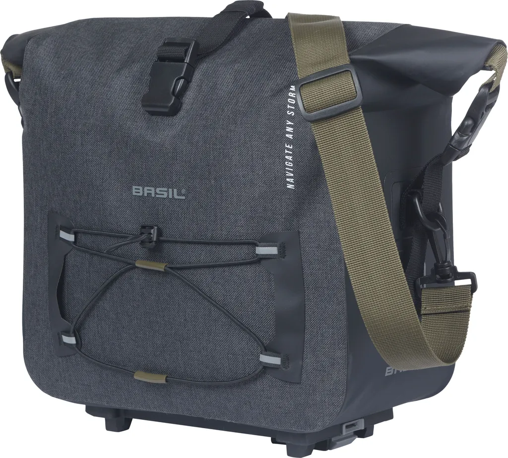Basil Navigator Storm MIK Sacoche Simple 12L Étanche et Réfléchissante