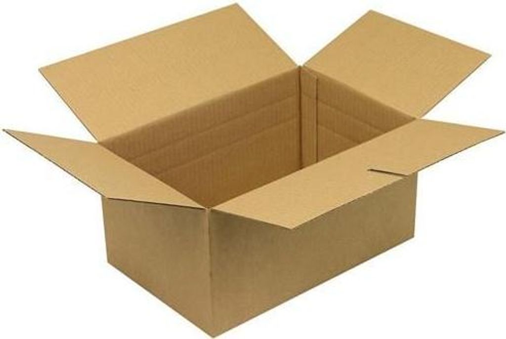 Automatikkarton 1-wellig Maße 285x185x140mm B5 Qualität 1.3B braun Fefco 0711