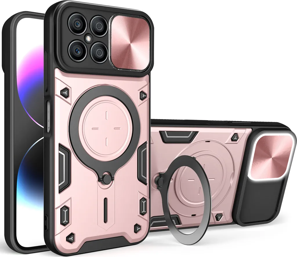Custodia Rosa per Honor X8 4G: Testata contro Urti e Bambini!