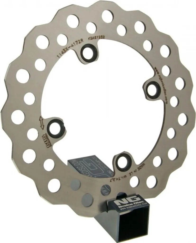Disque de frein arriere Wavy 180mm NG 1143X compatible Kawasaki Suzuki