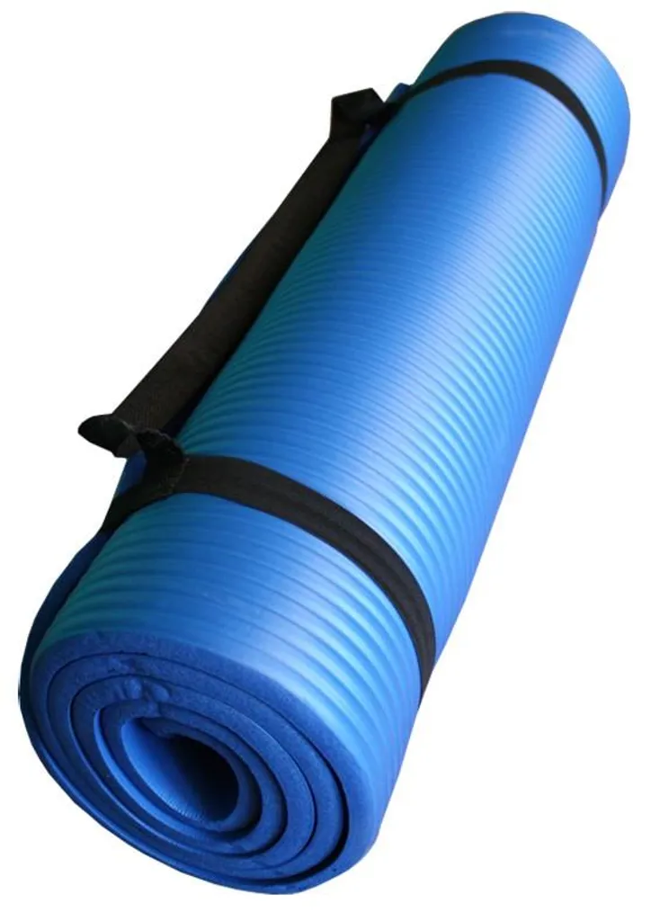 Tapis Matrixcell bleu épaisseur 15 cm pour gymnastique et sport à domicile
