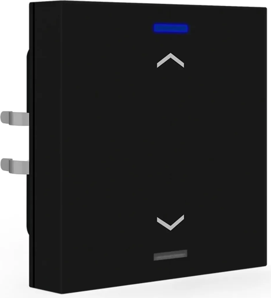 Interrupteur KNX Light 55 MDT commande d'éclairage RGBW noir mat uni