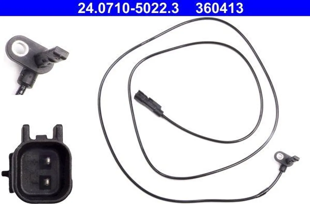 Sensore Velocità Ruota ATE 24.0710-5022.3 | Ricambio Opel 23497014