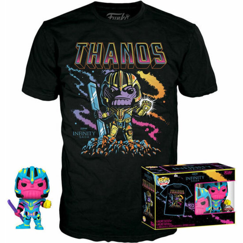 Funko Pop! Marvel Thanos Und Tee Infinity Saga Exklusivfigur Mehrfarbig M Mehrfarbig M