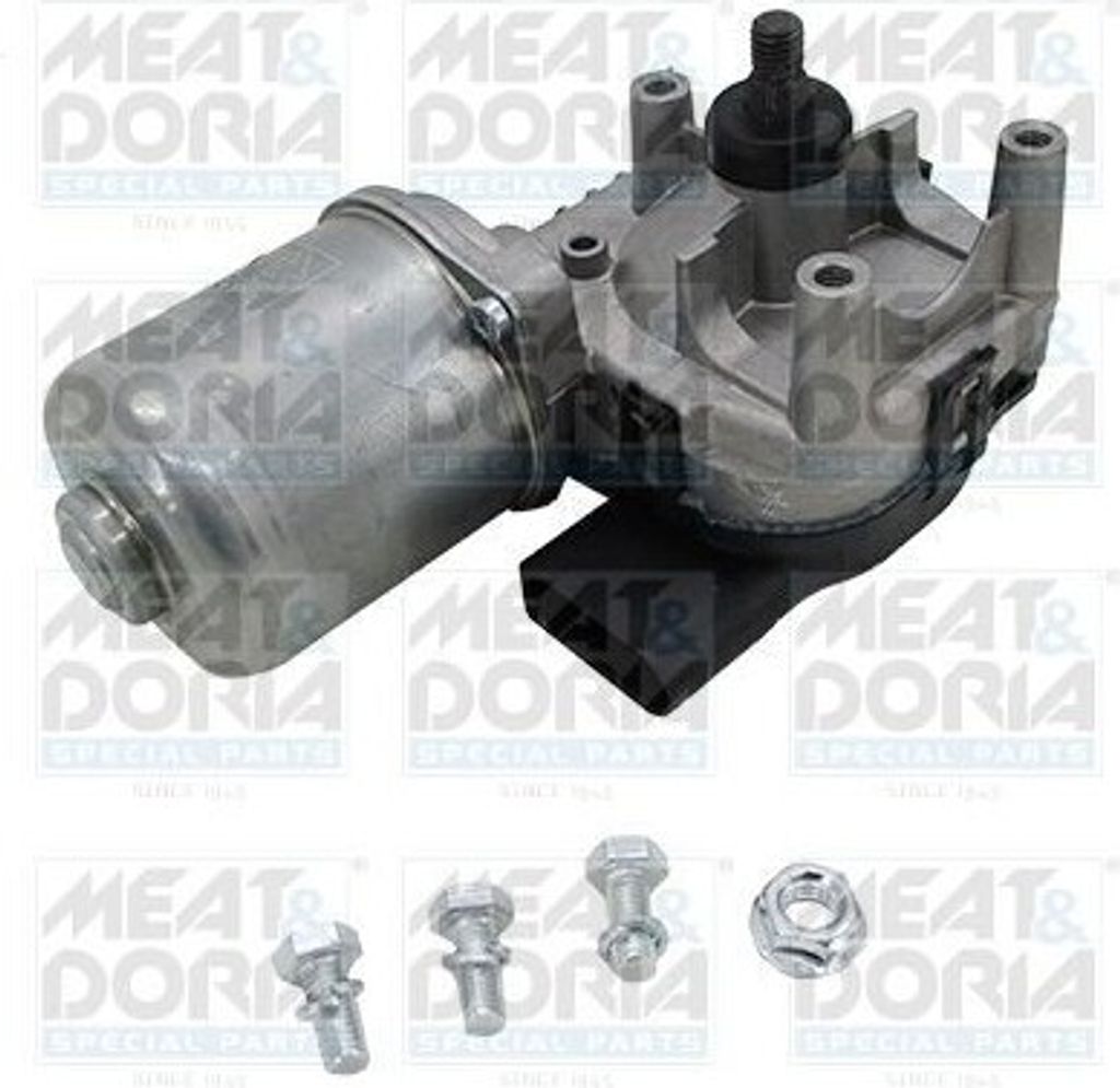 MEAT & DORIA 27491 Wischermotor für VW GOLF VI (5K1) Golf V Schrägheck (1K1) Golf VI Variant (AJ5) Golf V Variant (1K5) Eos (1F7, 1F8) Jetta Mk5 ...