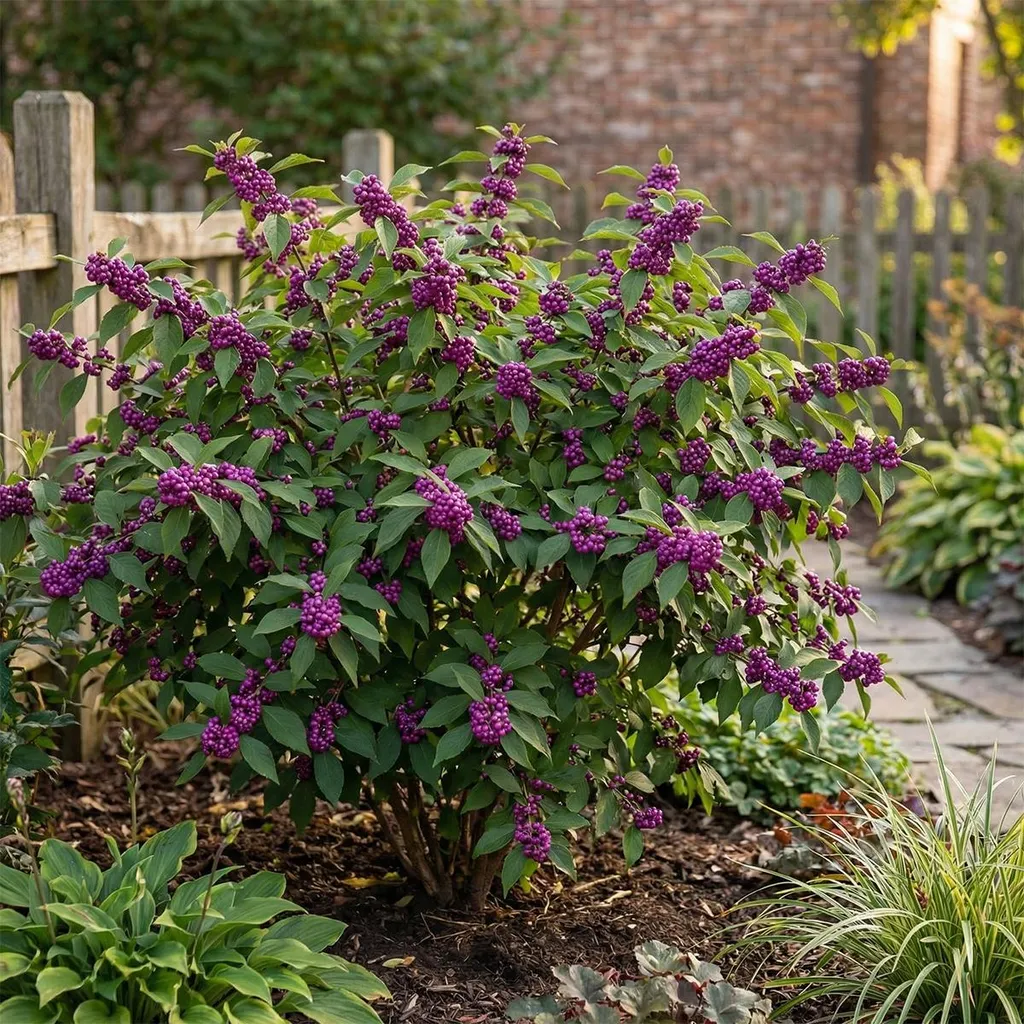 Callicarpa Liebespaar aux baies violettes arbuste rustique pot de 26cm
