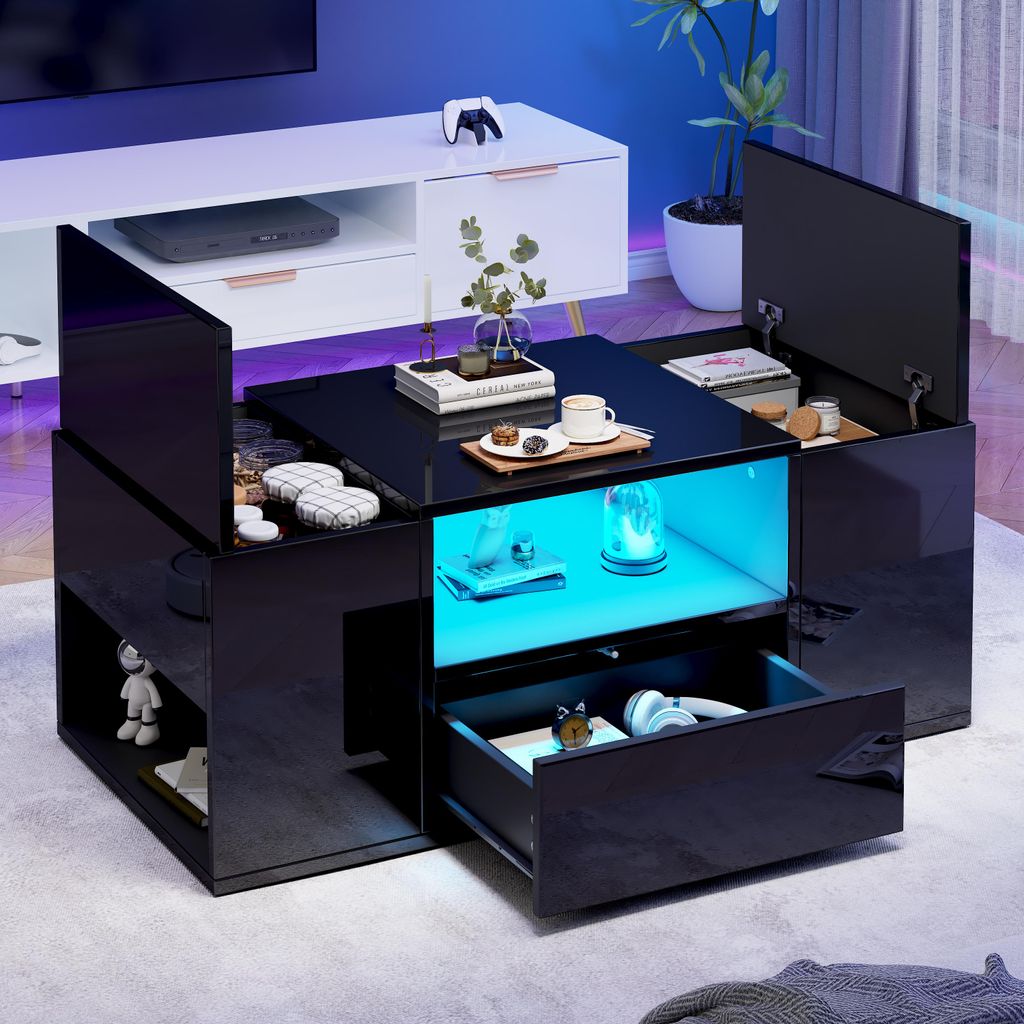 100 x 50 x 40 cm Couchtisch,Beistelltisch mit Schublade,mit Produktbild 
