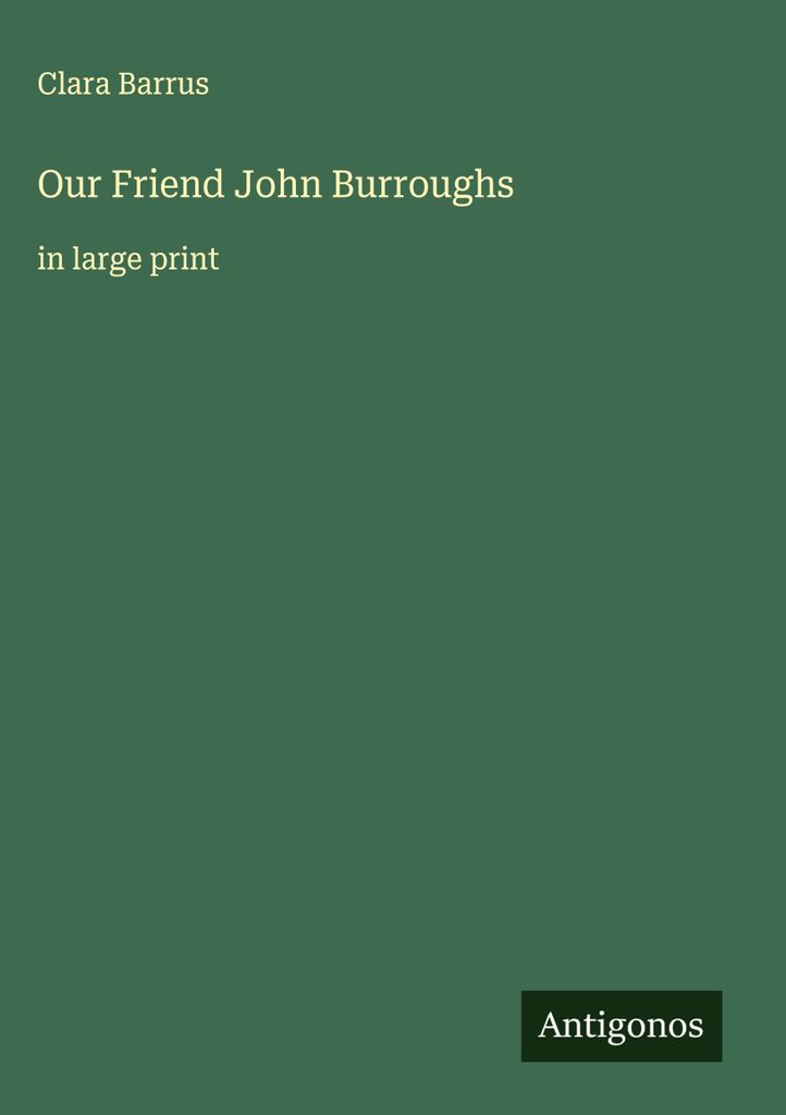 Unser Freund John Burroughs