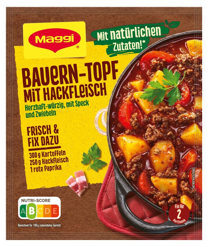 Maggi Fix – wiejska potrawka z mielonym mięsem, o Zdjęcie produktu 