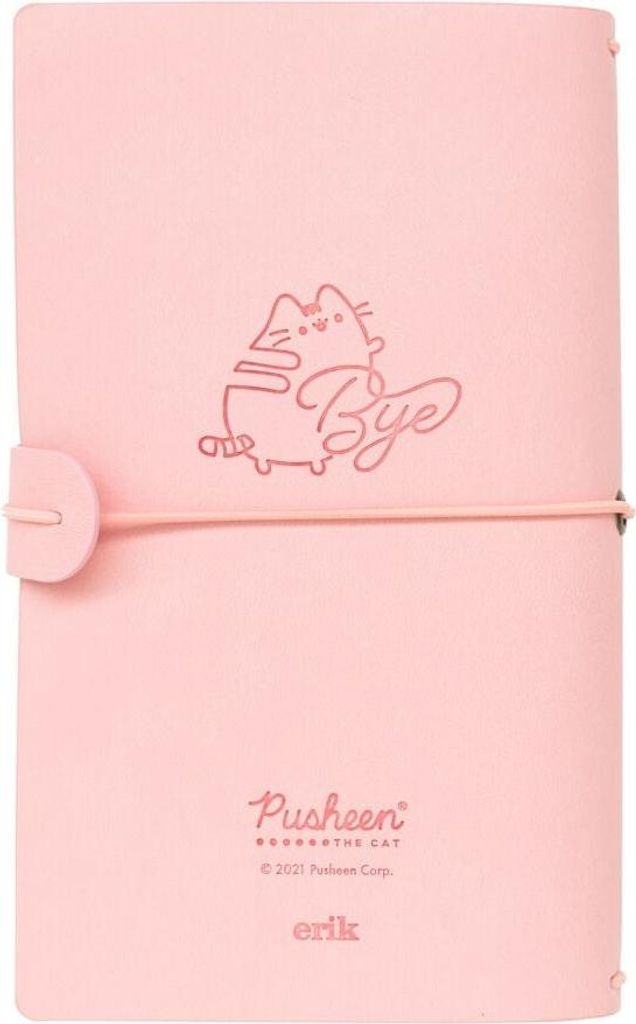 Pusheen-Reisenotizbuch mit linierten Seiten und niedlichen Illustrationen