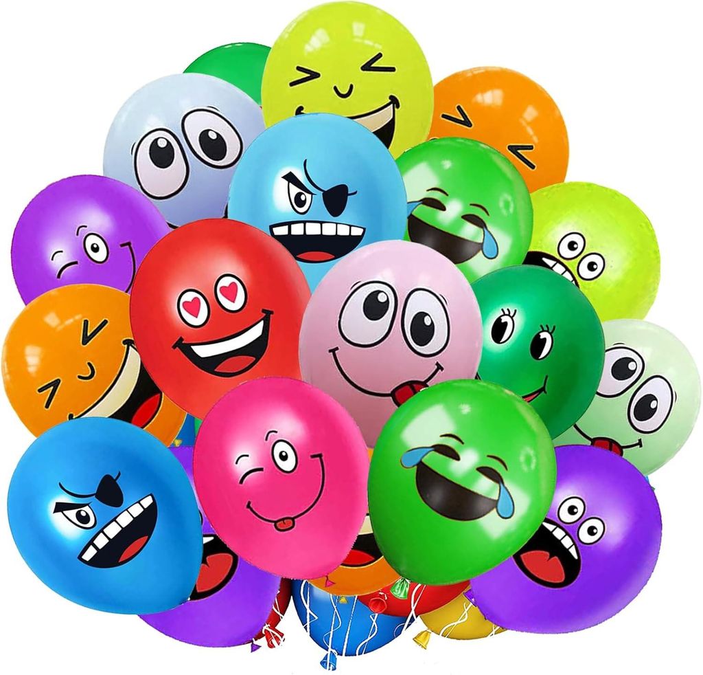 20/50/100/emotion-serie latex ballonnen - Set van 200 - Productafbeelding 