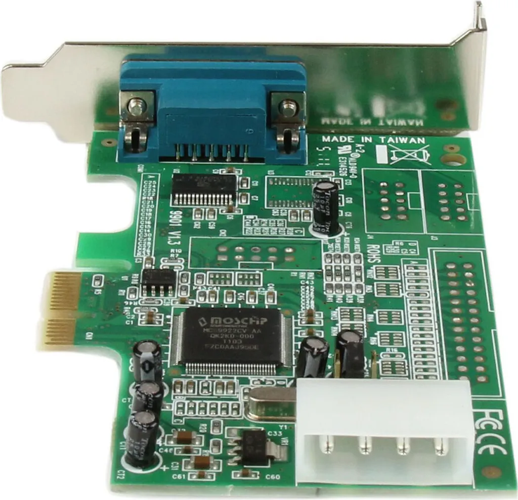 Carte d'interface série RS232 PCI Express StarTech.com avec UART 16550 - 4