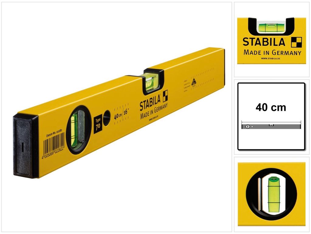 Vodováha LM 70 40 cm Stabila | 4005069022822 Obrázek produktu 