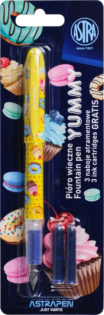 YUMMY ASTRA Fller Fllhalter Schreiblernfller mit 2 Patronen Produktbild 