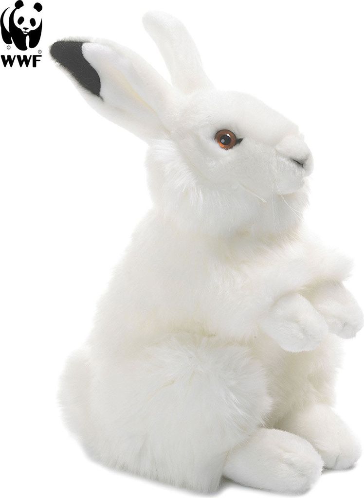 WWF peluche coniglio delle nevi (24 cm) realistico peluche Immagine del prodotto 