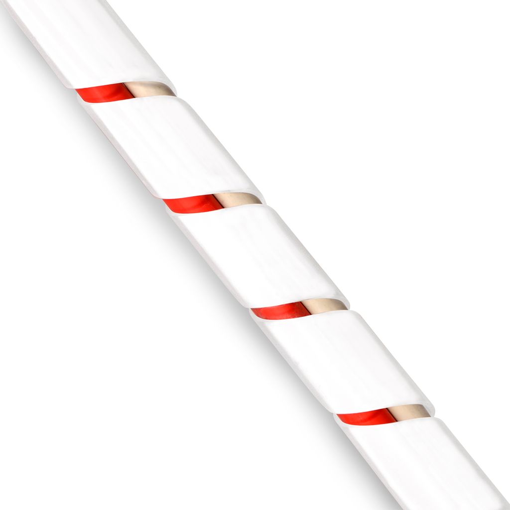 TPFNet Premium Spiral-Kabelschlauch 6-60mm, Weiß, 10m Produktbild 3