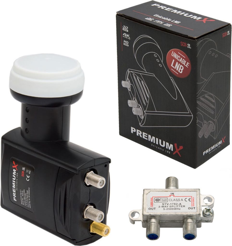 Premiumx Unicable LNB SCR 2 Legacy Einkabel System Unikabel Produktbild 