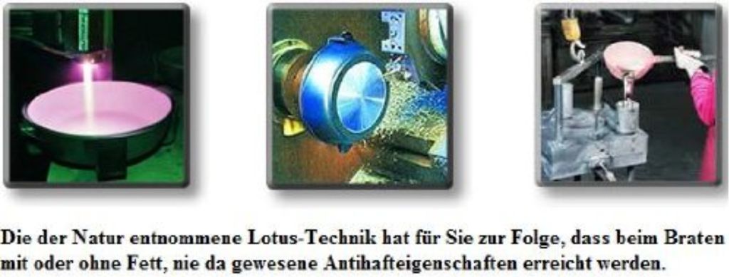 LOTUS GUSS-PFANNE INDUKTION Quadrat-Kasserolle 29cm