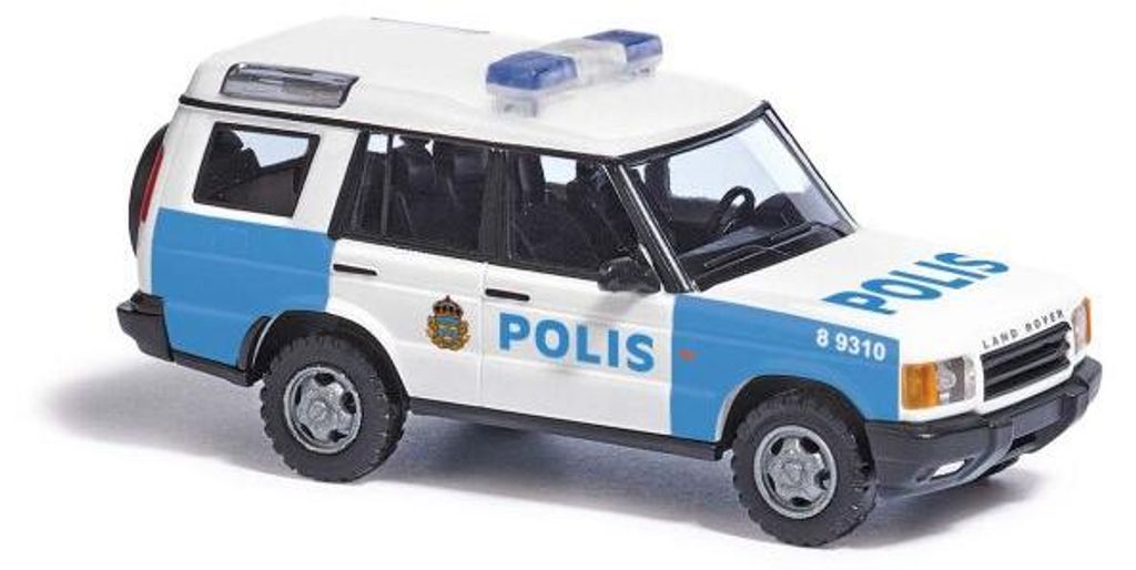 Busch 51921 - 1/87 / H0 Land Rover Discovery Polis - Neu