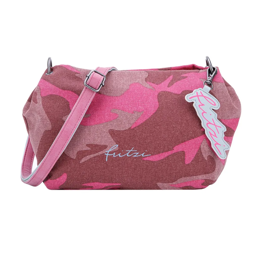 Fritzi aus Preußen Joshi03 Borsa a Tracolla Camo Pinky - Vegan Fashion