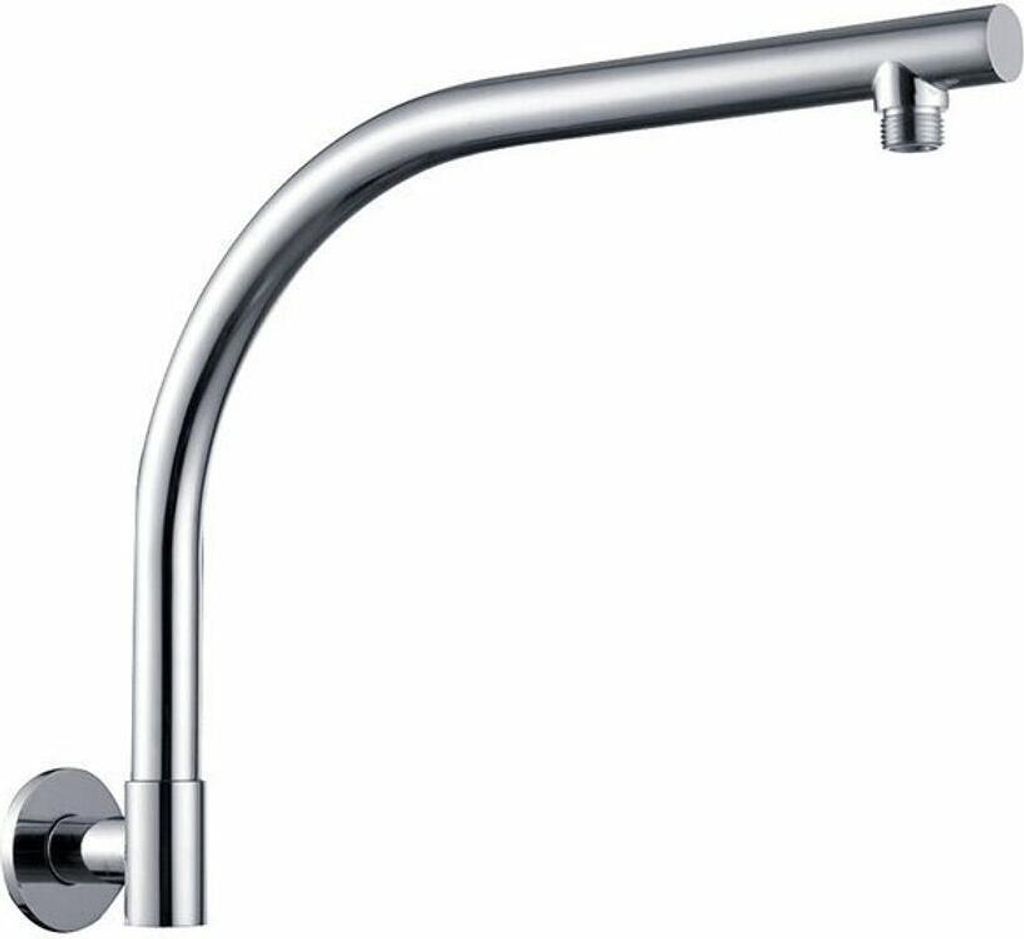 Duscharm rund hoch, 370mm, Chrom