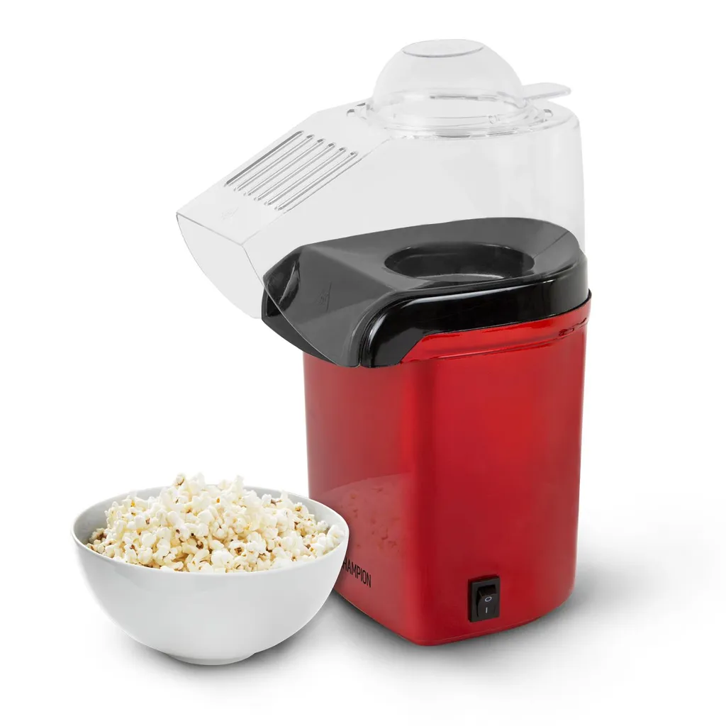 Petite Machine à Popcorn Rouge PCM110 - Cuisson sans Huile Rapide