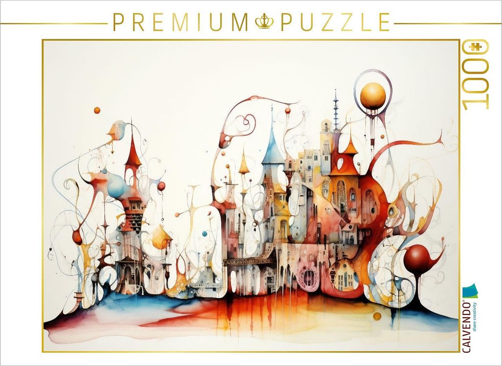 CALVENDO Puzzle Ein Motiv aus dem Kalender "Kuriose Häuser" | 1000 Teile Lege-Größe 64x48cm Foto-Puzzle für glückliche Stunden