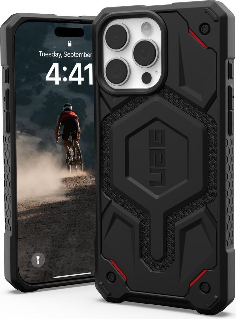 Urban Armor Gear Monarch Pro Polyamid, Cover, Apple, iPhone 16 Pro Max, 17,5 cm (6.9"), Schwarz