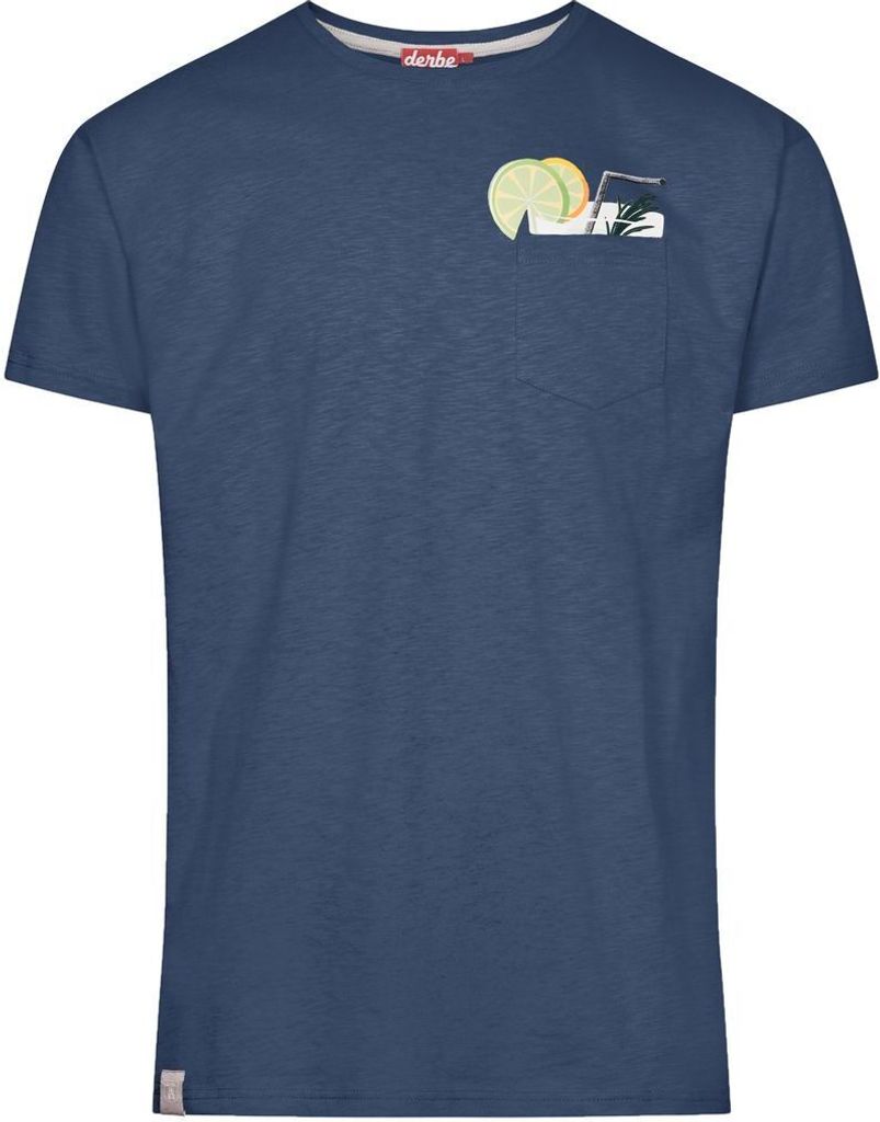 DERBE HAMBURG M-04-TSFL-TASCHENCOCKTAIL Herren T-Shirt