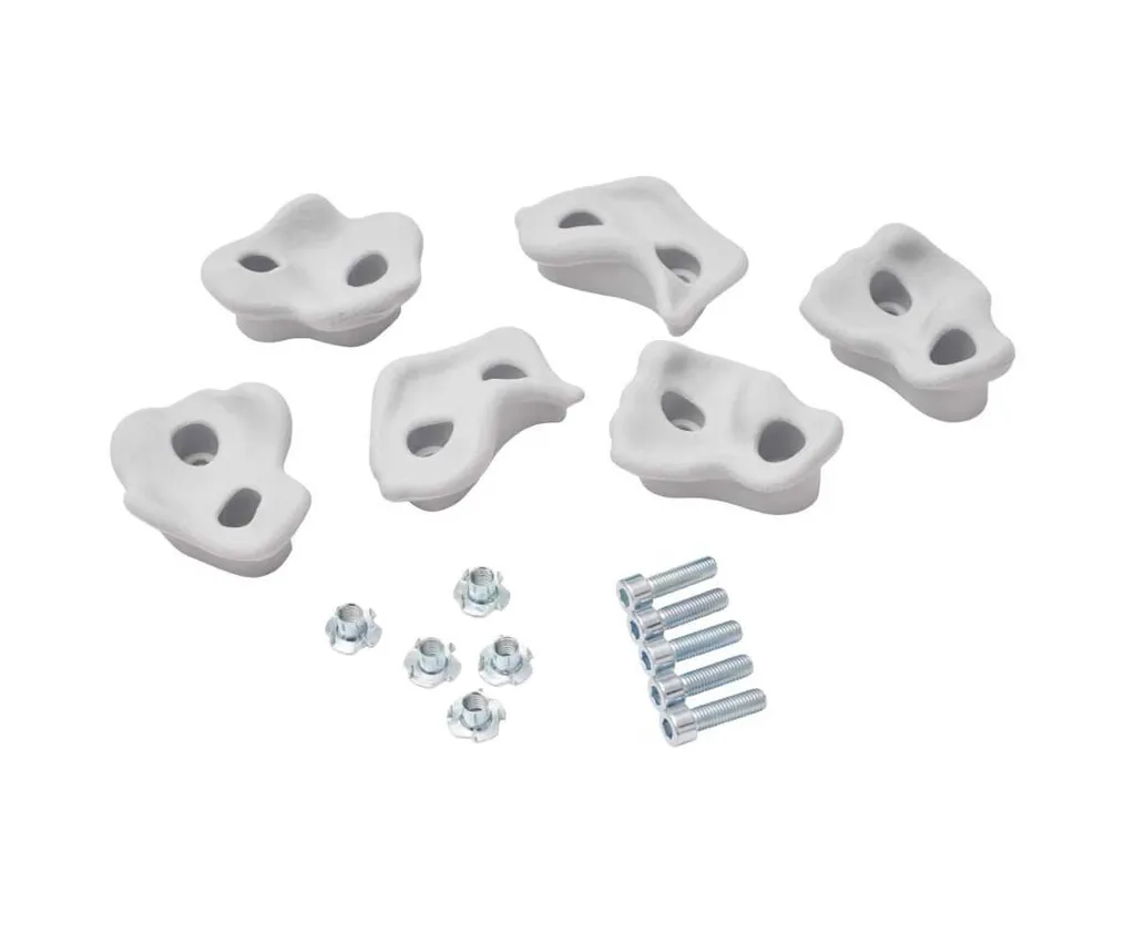 Offerta Set 5 Prese da Arrampicata TRIBECCO Grigio | Spedizione Rapida