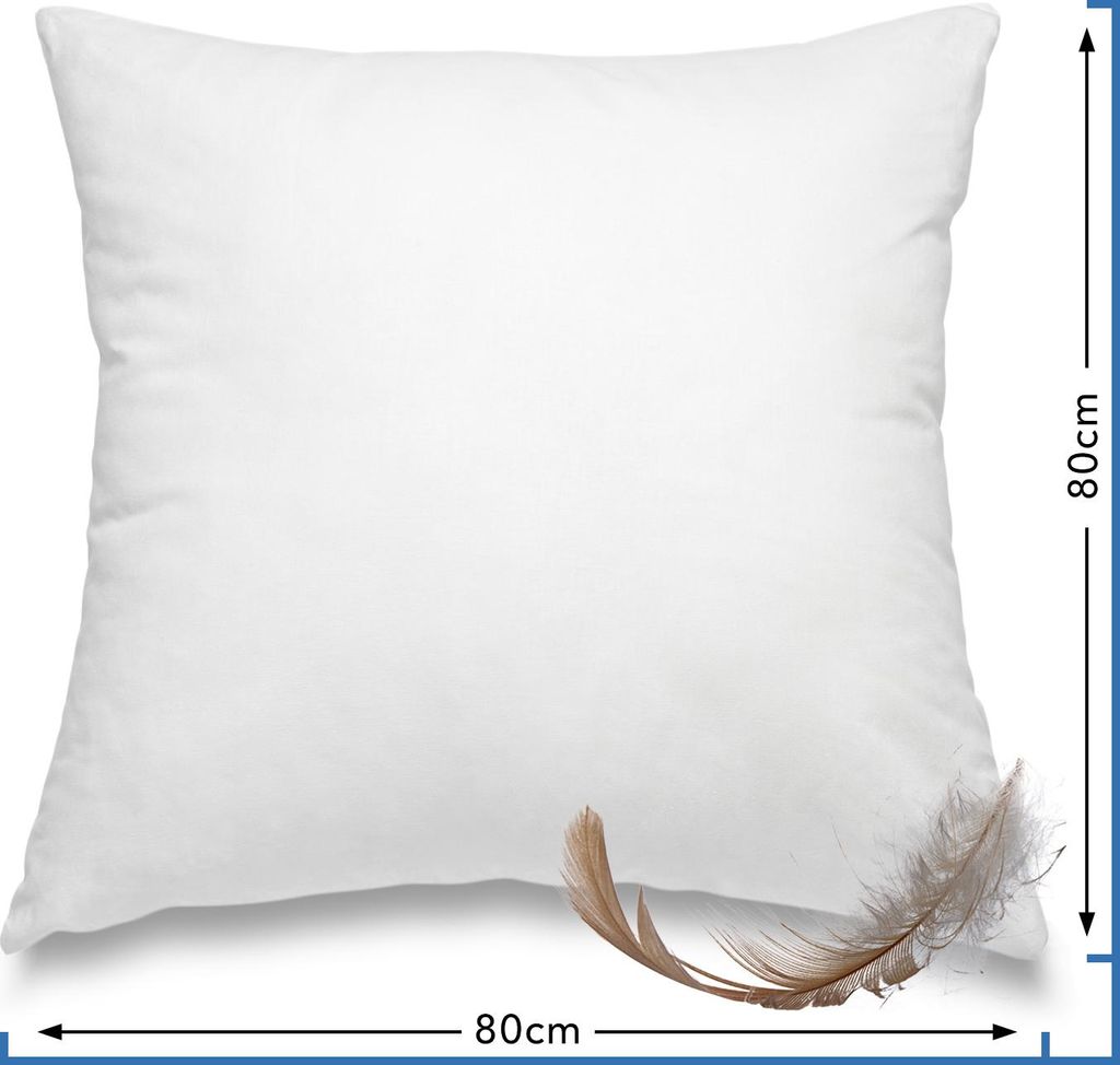 Perinový vankúš z bavlny a 100 % peria 80 x 80 Obrázok produktu 