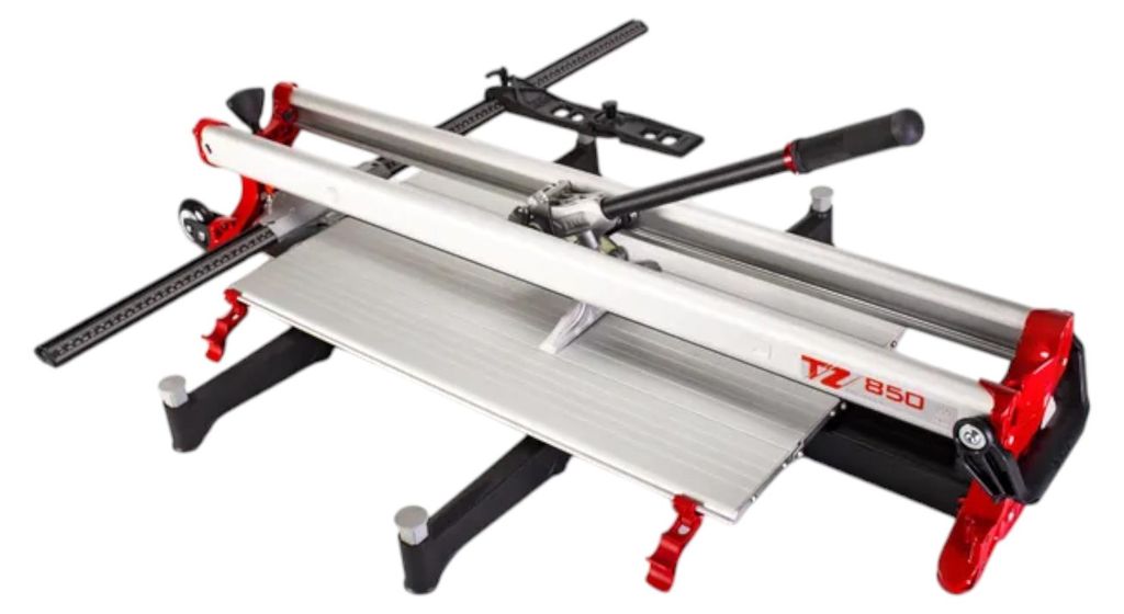 RUBI TZ-850, 85 cm, 2,1 cm, Keramik, Porzellan, Chromstahl, Schwarz, Rot, Edelstahl