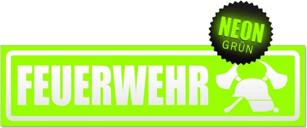 Feuerwehr Motiv 2 invertiert Magnetschild Schild magnetisch
