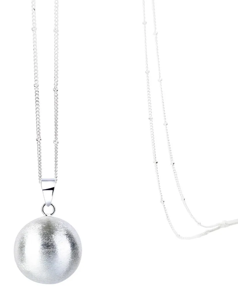 Bola de grossesse Argent PURE ELEGANCE - Collier carillon pour maman - 7
