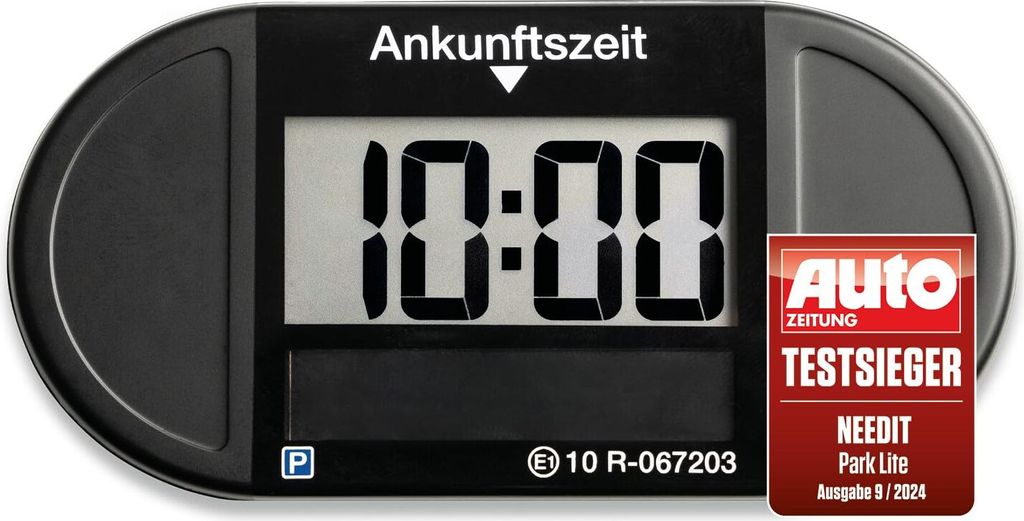 Needit PARK LITE Solar (elektrische Parkscheibe) Schwarz Produktbild 