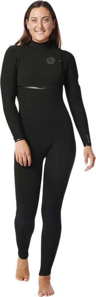 Rip Curl Ebomb 5/3 Mm Gb Langarm-neoprenanzug Mit Reißverschluss Am Rücken Schwarz 10 Schwarz 10
