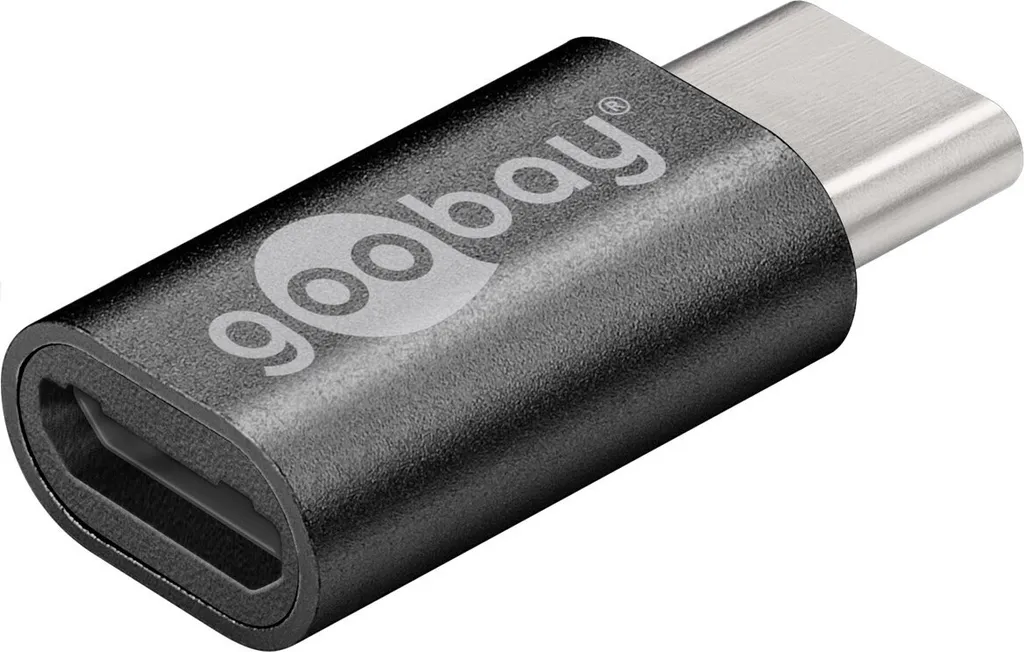 Convertisseur USB-C vers Micro-USB 2.0 Gris pour Charge et Sync PC - 2