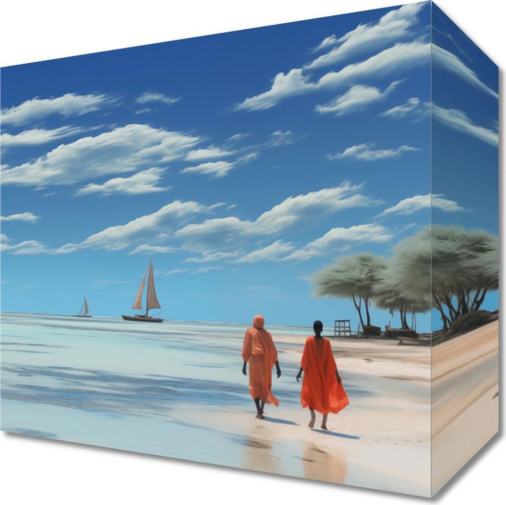 Bild 20x20cm Ruhe im Sand