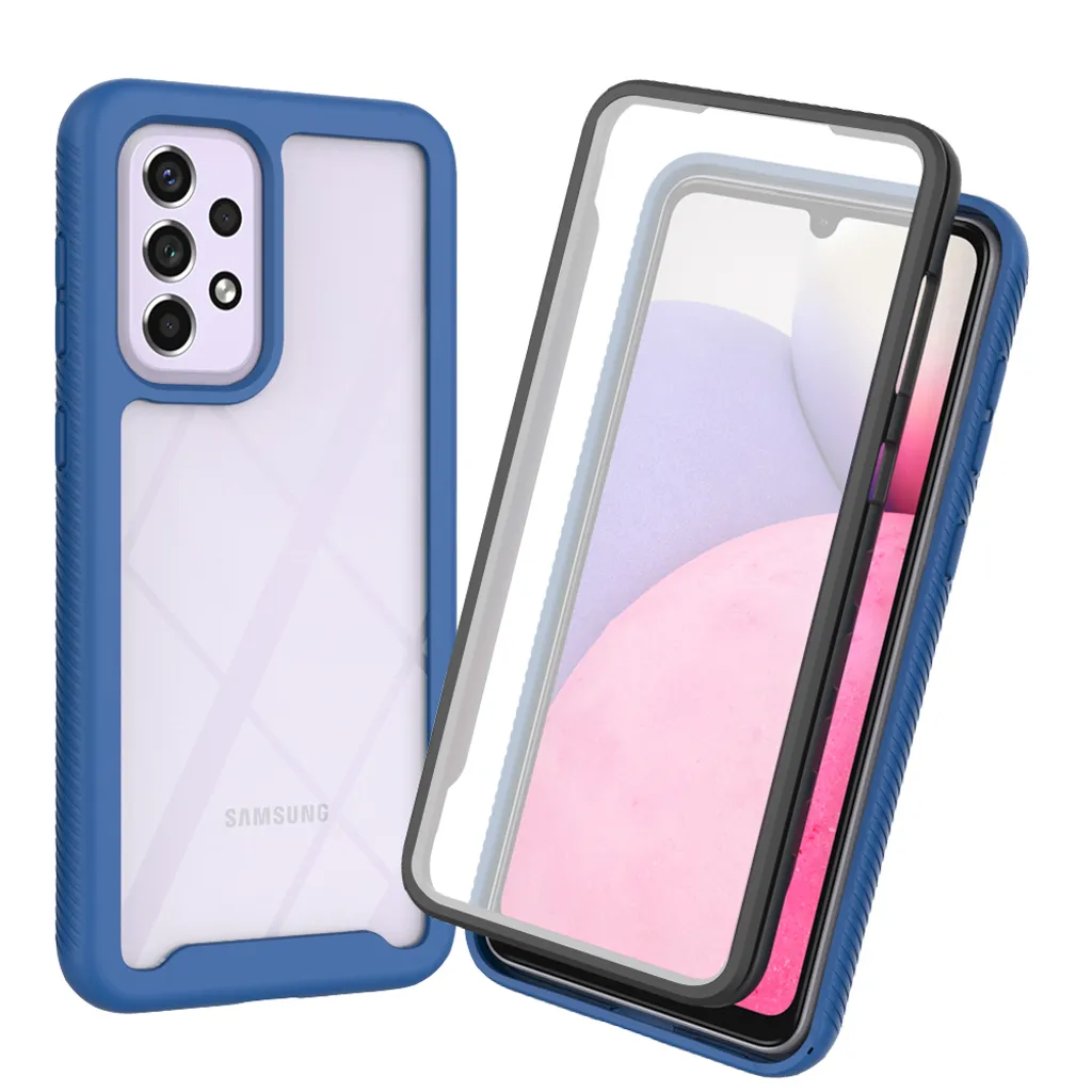 Custodia Protettiva Samsung Galaxy A33 5G - Blu Antishock 360°
