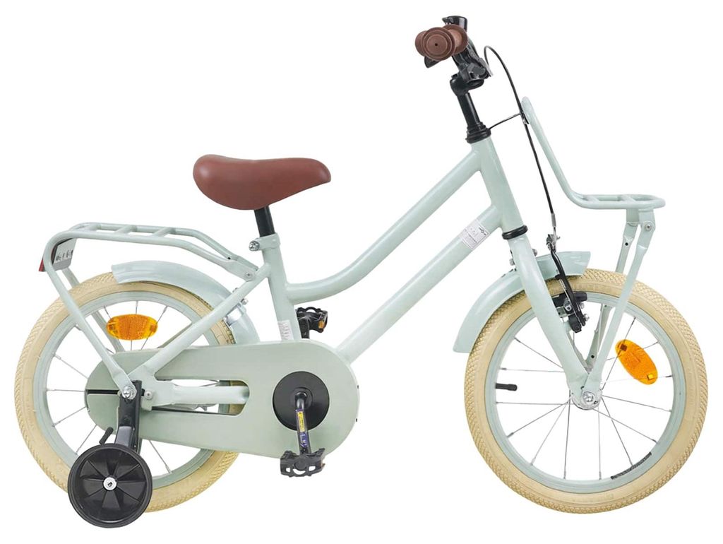 Kinderfahrrad 14 Zoll für 3-5 Jahre alt Hellgrün