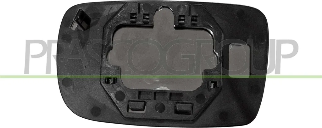 Glace de rétroviseur PRASCO TY3207504 asphérique pour Yaris P1 côté gauche