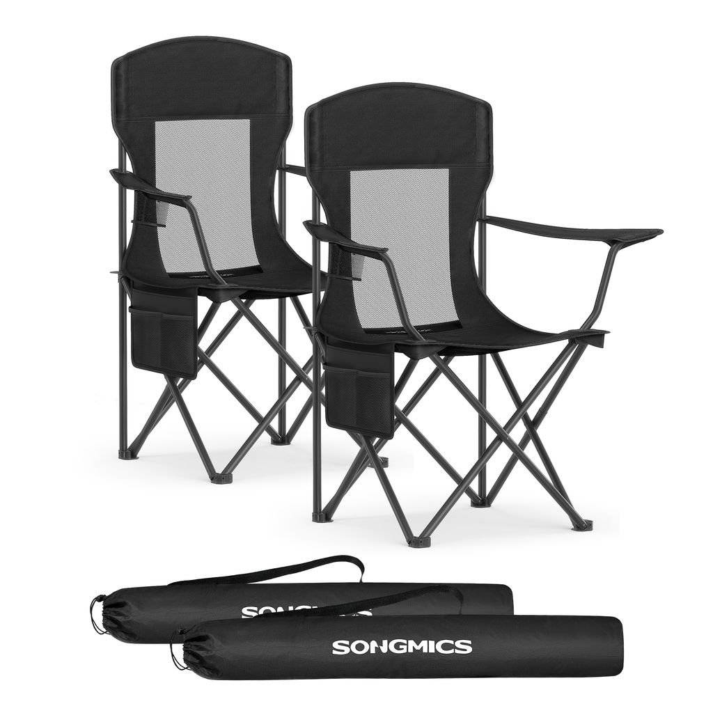 SONGMICS Campingstuhl 2er Set, Klappstuhl Outdoor, Produktbild 
