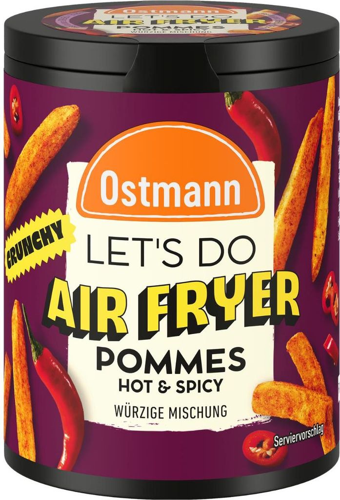 Let's Do Airfryer Pommes Hot & Spicy