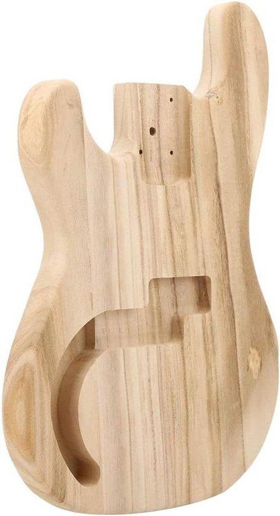Maple-Bas-Body für DIY-Gitarren - Unvollständige Holz-Bas-Body in verschiedenen Größen.