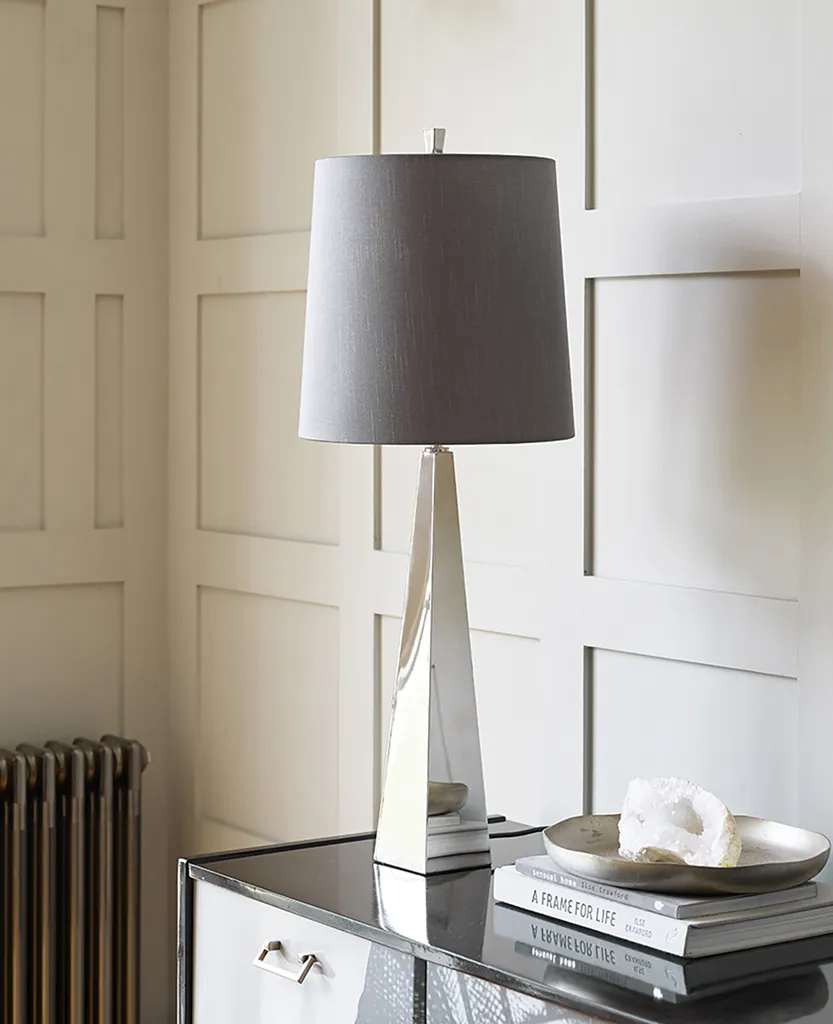 Lampe de table Ascent 80 cm : solution d'éclairage design chrome gris - 7