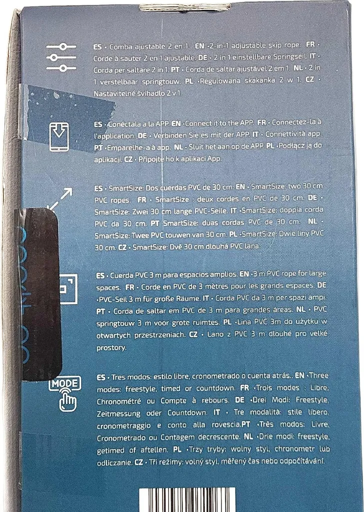 Corde à sauter réglable SmartComba 3000 pour éviter les câbles emmêlés