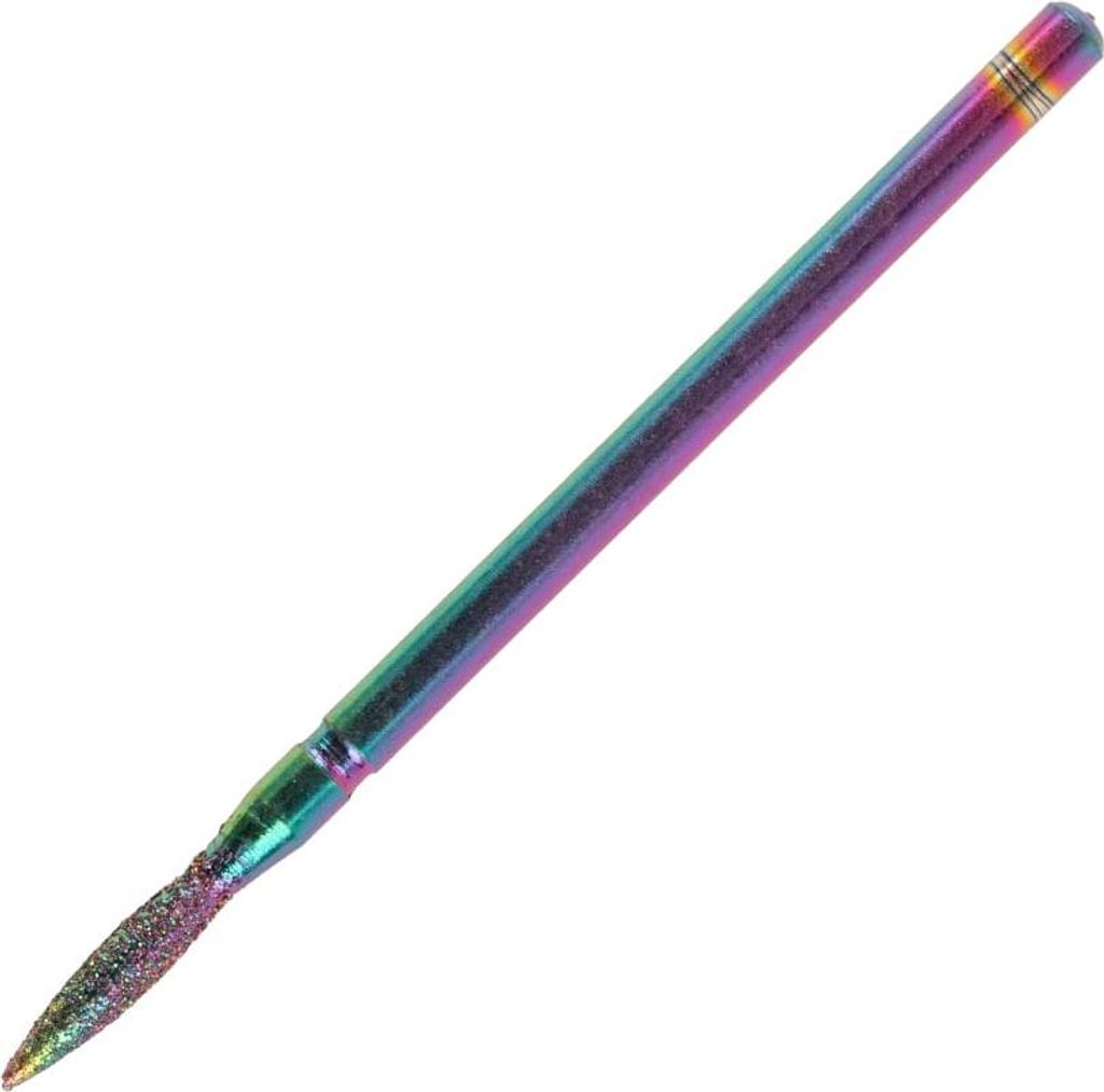 Diamantschleifer Einhorn Regenbogen Tropfen schmal rot Nr. 31