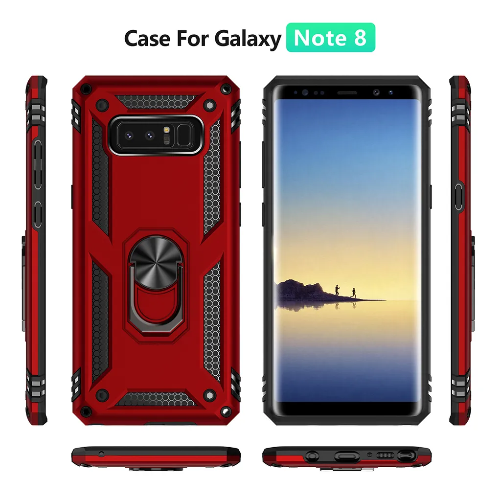 Custodia Samsung Note 8 Blu Economica e Robusta - Doppio Strato TPU - 2