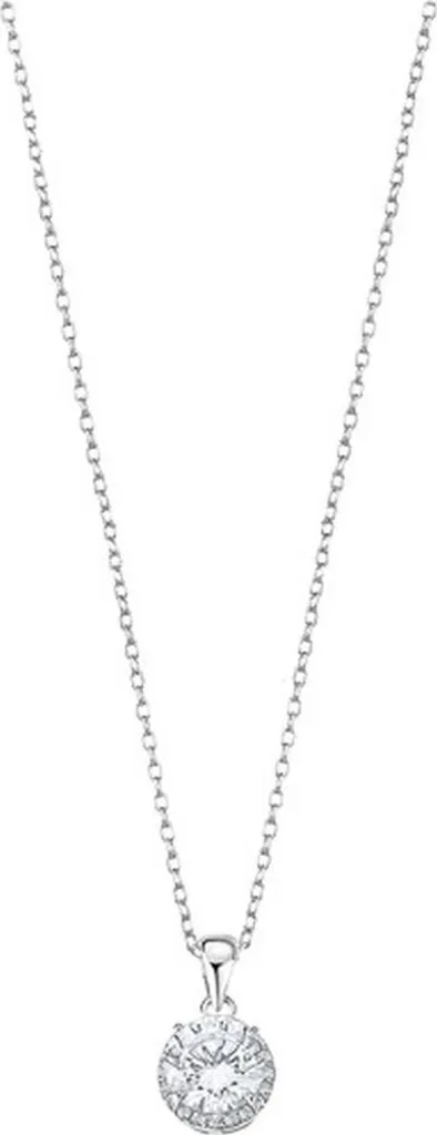 Elegante Collana Punto Luce Lotus Silver LP3104-1/1 Argento e Zirconi